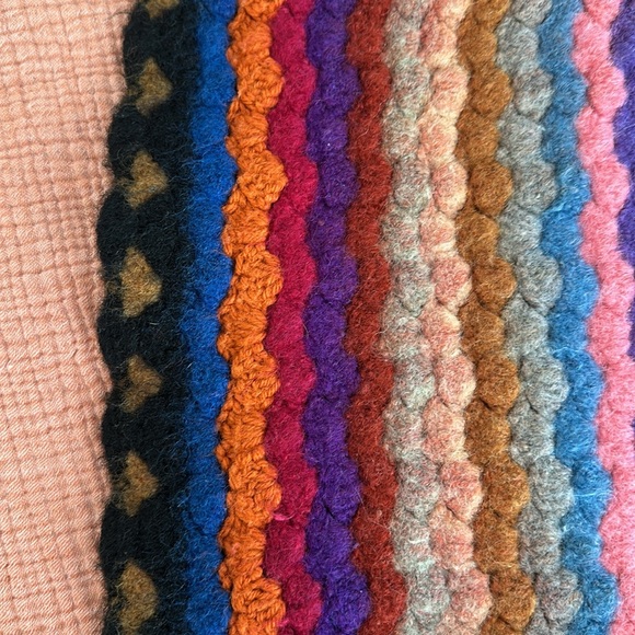 Colorful handmade blanket